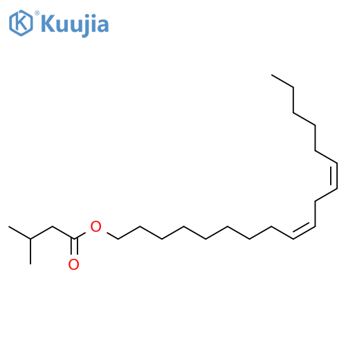 BUTANOIC ACID, 3-METHYL-, (9Z,12Z)-9,12-OCTADECADIENYL ESTER structure