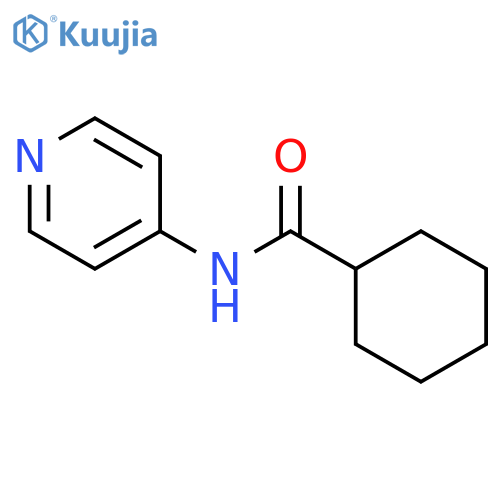 CYCLOHEXANECARBOXAMIDE, N-4-PYRIDINYL- structure