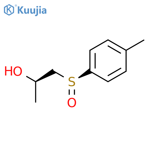2-PROPANOL, 1-[(S)-(4-METHYLPHENYL)SULFINYL]-, (2R)- structure