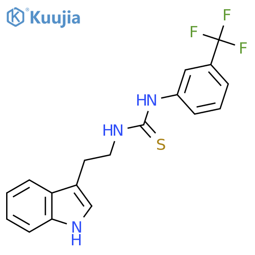 1-[2-(1H-Indol-3-yl)ethyl]-3-[3-(trifluoromethyl)phenyl]thiourea structure