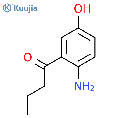 1-BUTANONE, 1-(2-AMINO-5-HYDROXYPHENYL)- structure