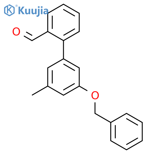 [1,1'-BIPHENYL]-2-CARBOXALDEHYDE, 3'-METHYL-5'-(PHENYLMETHOXY)- structure