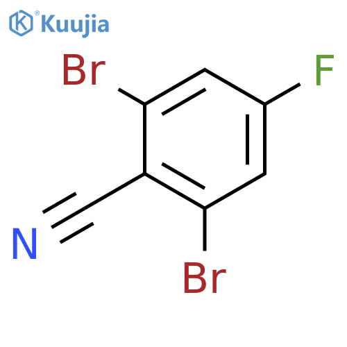2,6-Dibromo-4-fluoro-benzonitrile structure