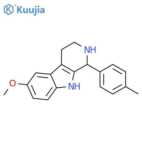 6-Methoxy-1-p-tolyl-2,3,4,9-tetrahydro-1H-beta-carboline structure