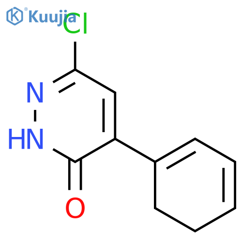 3(2H)-PYRIDAZINONE, 6-CHLORO-4-(1,3-CYCLOHEXADIEN-1-YL)- structure