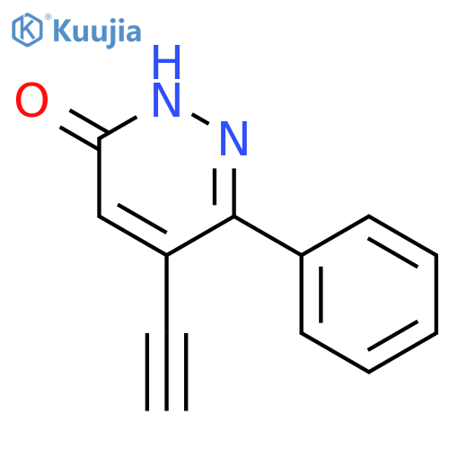 3(2H)-Pyridazinone, 5-ethynyl-6-phenyl- structure