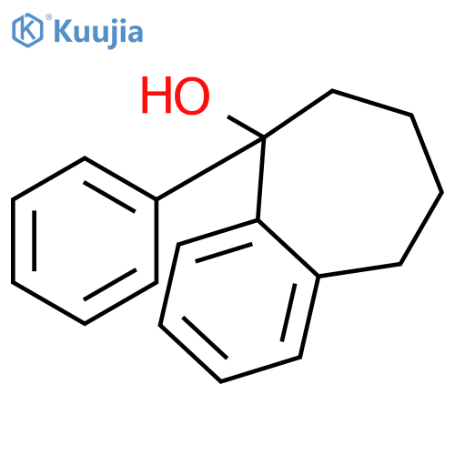 5H-BENZOCYCLOHEPTEN-5-OL, 6,7,8,9-TETRAHYDRO-5-PHENYL- structure