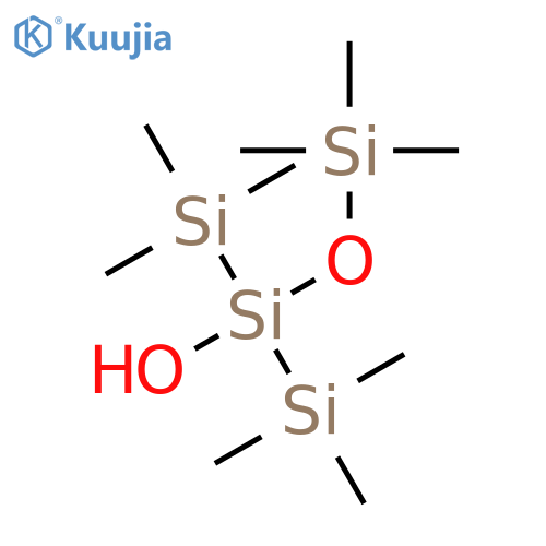 DISILOXANOL, 3,3,3-TRIMETHYL-1,1-BIS(TRIMETHYLSILYL)- structure