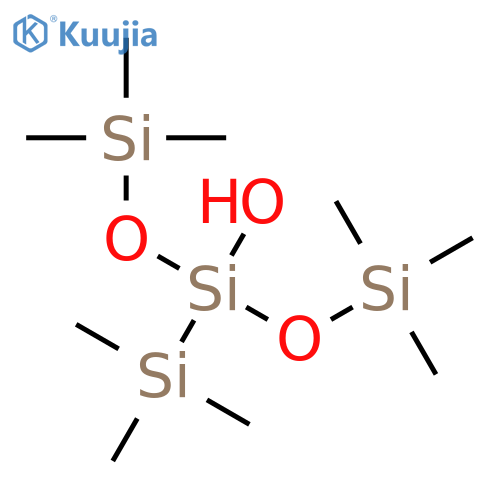 3-Trisiloxanol, 1,1,1,5,5,5-hexamethyl-3-(trimethylsilyl)- structure