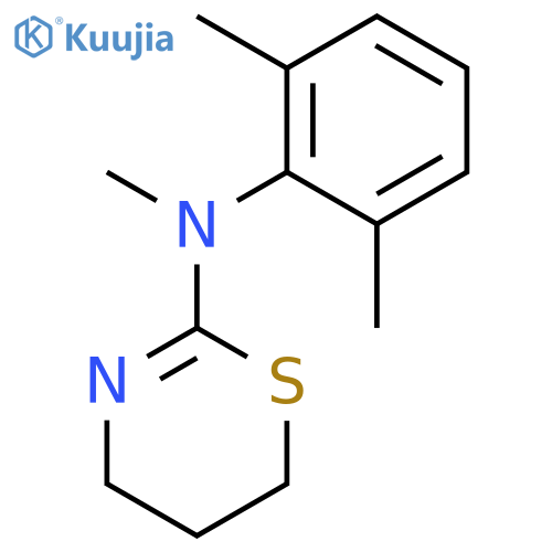 4H-1,3-THIAZIN-2-AMINE, N-(2,6-DIMETHYLPHENYL)-5,6-DIHYDRO-N-METHYL- structure