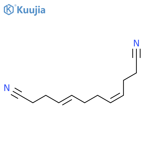 4,8-Dodecadienedinitrile, (4E,8Z)- structure