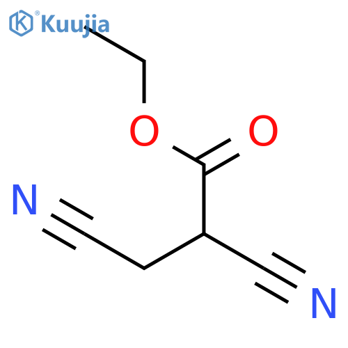 Ethyl 2,3-dicyanopropionate structure