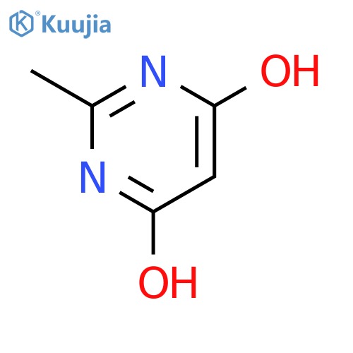 4,6-Dihydroxy-2-methylpyrimidine structure