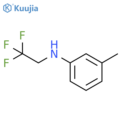 3-methyl-N-(2,2,2-trifluoroethyl)aniline structure