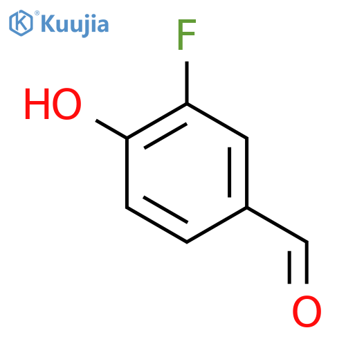 3-Fluoro-4-hydroxybenzaldehyde structure