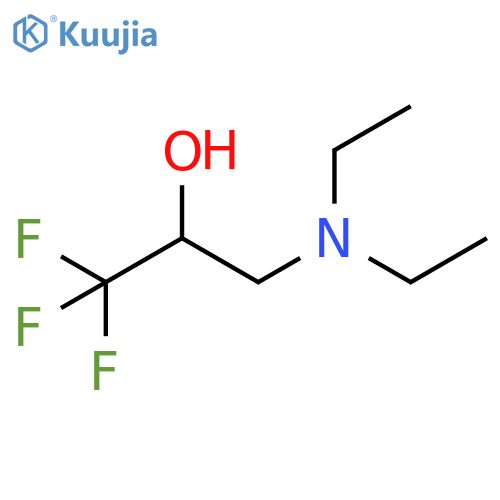 3-(diethylamino)-1,1,1-trifluoropropan-2-ol structure
