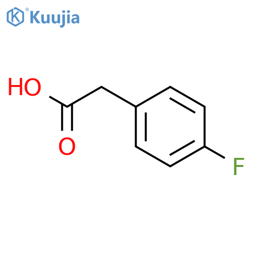 4-Fluorophenylacetic acid structure