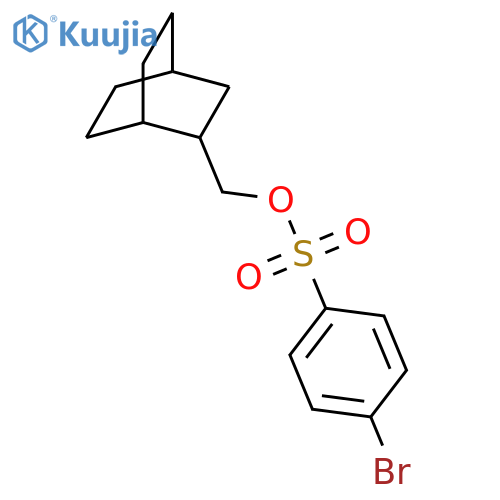 Benzenesulfonic acid,4-bromo-, bicyclo[2.2.2]oct-2-ylmethyl ester structure