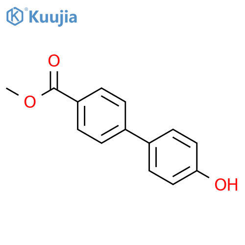 4-(4-Methoxycarbonylphenyl)phenol structure