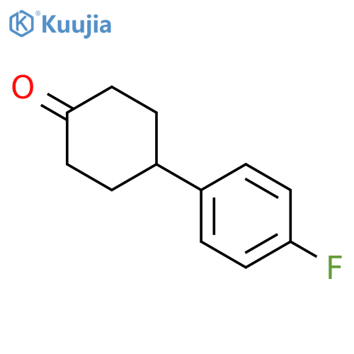 4-(4-fluorophenyl)cyclohexan-1-one structure
