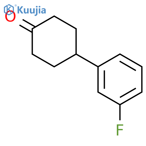 4-(3-Fluorophenyl)cyclohexanone structure