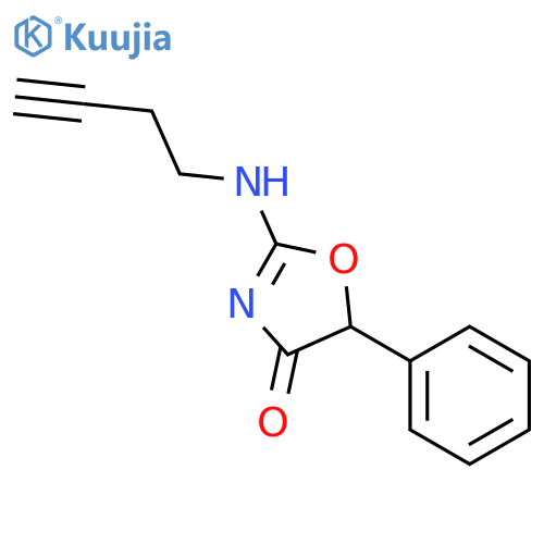 2-Oxazolin-4-one, 2-(3-butynylamino)-5-phenyl- structure