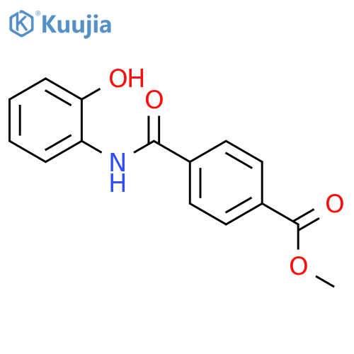 BENZOIC ACID, 4-[[(2-HYDROXYPHENYL)AMINO]CARBONYL]-, METHYL ESTER structure