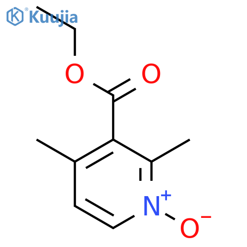 n-oxide-2,4-dimethyl-3-pyridine carboxylic acid ethyl ester structure