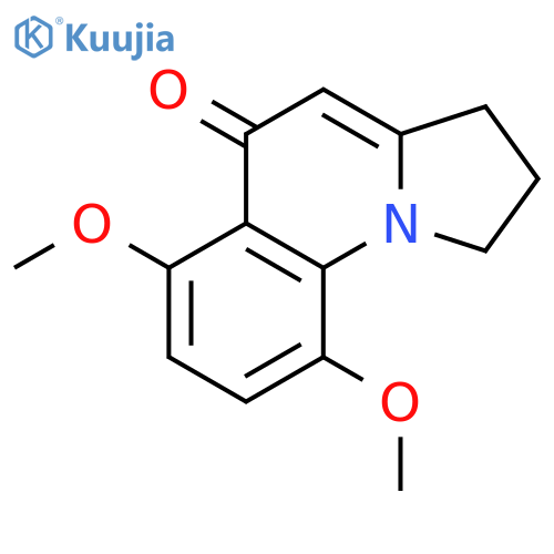 Pyrrolo[1,2-a]quinolin-5(1H)-one, 2,3-dihydro-6,9-dimethoxy- structure