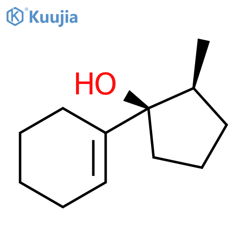 Cyclopentanol, 1-(1-cyclohexen-1-yl)-2-methyl-, (1R,2S)-rel- structure