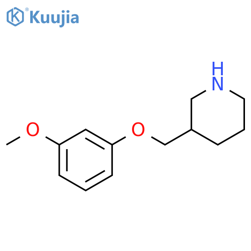 3-(3-Methoxyphenoxy)methylpiperidine structure
