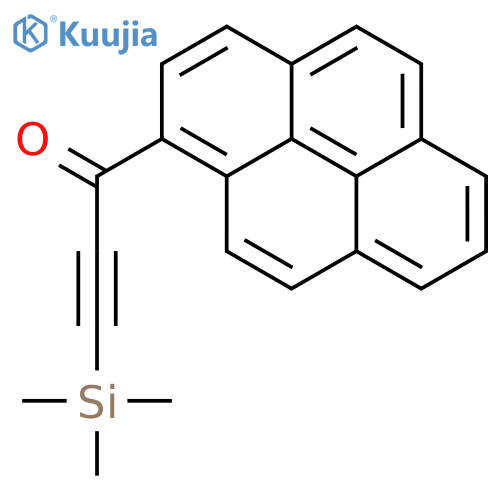 2-Propyn-1-one, 1-(1-pyrenyl)-3-(trimethylsilyl)- structure