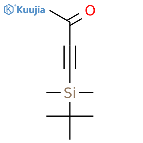 3-BUTYN-2-ONE, 4-[(1,1-DIMETHYLETHYL)DIMETHYLSILYL]- structure