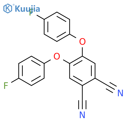 1,2-BENZENEDICARBONITRILE, 4,5-BIS(4-FLUOROPHENOXY)- structure