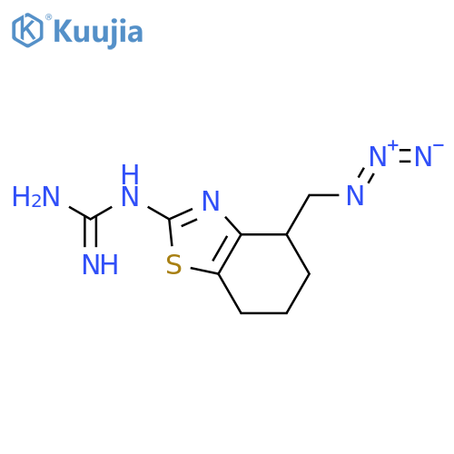 GUANIDINE, [4-(AZIDOMETHYL)-4,5,6,7-TETRAHYDRO-2-BENZOTHIAZOLYL]- structure