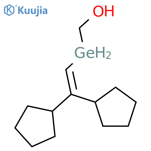 Methanol, (dicyclopentylethenylgermyl)- structure