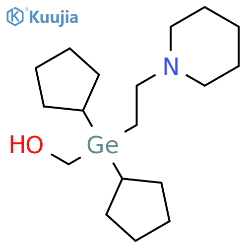 METHANOL, [DICYCLOPENTYL[2-(1-PIPERIDINYL)ETHYL]GERMYL]- structure