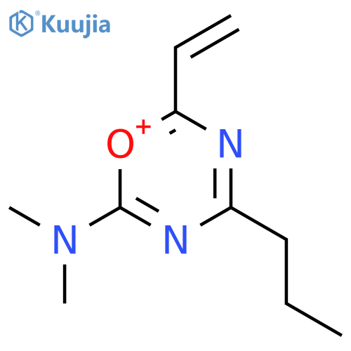 1,3,5-Oxadiazin-1-ium, 2-(dimethylamino)-6-ethenyl-4-propyl- structure