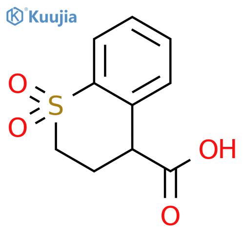 1,1-Dioxo-3,4-dihydro-2H-1lambda6-benzothiopyran-4-carboxylic Acid structure