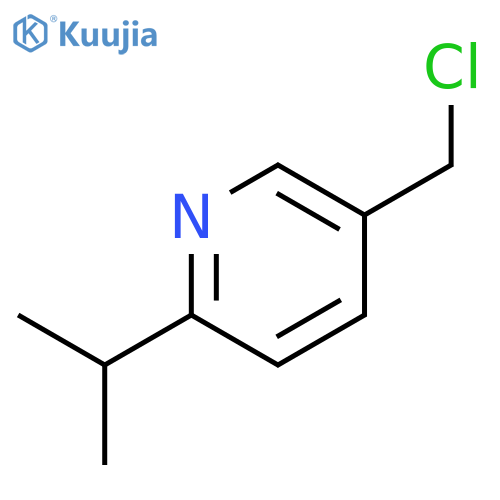 Pyridine, 5-(chloromethyl)-2-(1-methylethyl)- structure