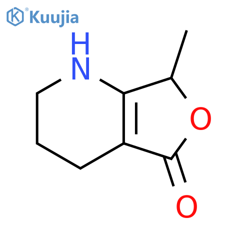 2,3,4,7-tetrahydro-7-methyl-Furo[3,4-b]pyridin-5(1H)-one structure