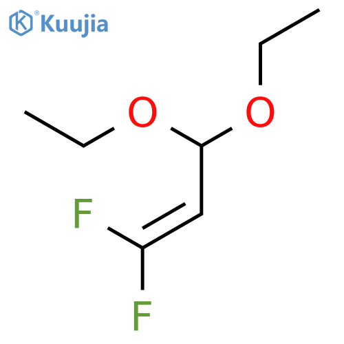 1-Propene, 3,3-diethoxy-1,1-difluoro- structure