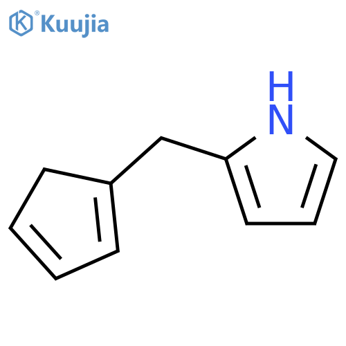 1H-PYRROLE, 2-(1,3-CYCLOPENTADIEN-1-YLMETHYL)- structure