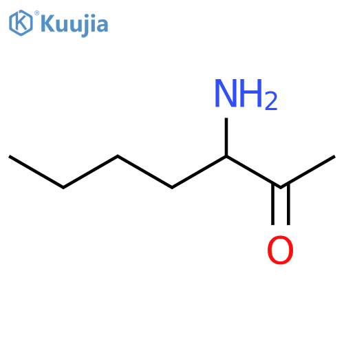 2-Heptanone, 3-amino- structure