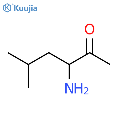 3-Amino-5-methylhexan-2-one structure