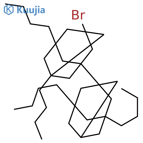 1,1'-BITRICYCLO[3.3.1.13,7]DECANE, 3-BROMO-3',5,5',7-TETRABUTYL- structure