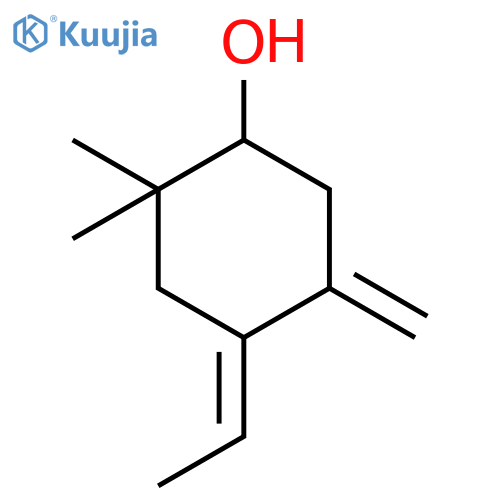 CYCLOHEXANOL, 4-ETHYLIDENE-2,2-DIMETHYL-5-METHYLENE- structure