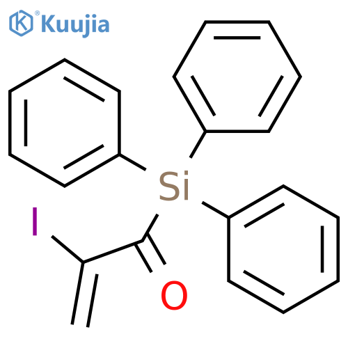 SILANE, (2-IODO-1-OXO-2-PROPENYL)TRIPHENYL- structure