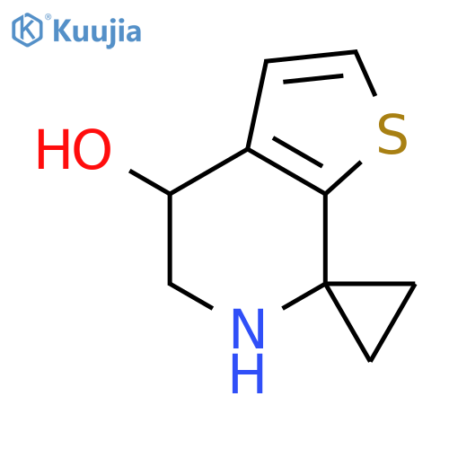 SPIRO[CYCLOPROPANE-1,7'(4'H)-THIENO[2,3-C]PYRIDIN]-4'-OL, 5',6'-DIHYDRO- structure