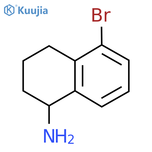 5-bromo-1,2,3,4-tetrahydro-1-Naphthalenamine structure